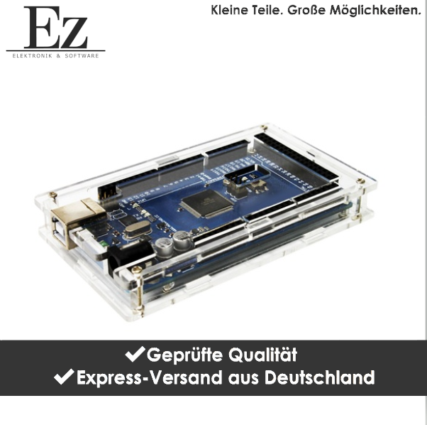 MEGA 2560 R3 Gehäuse Arduino Case DIY-Elektronik Acryl Transparent