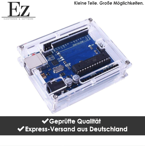 UNO R3 Gehäuse Arduino Case Acryl Transparent